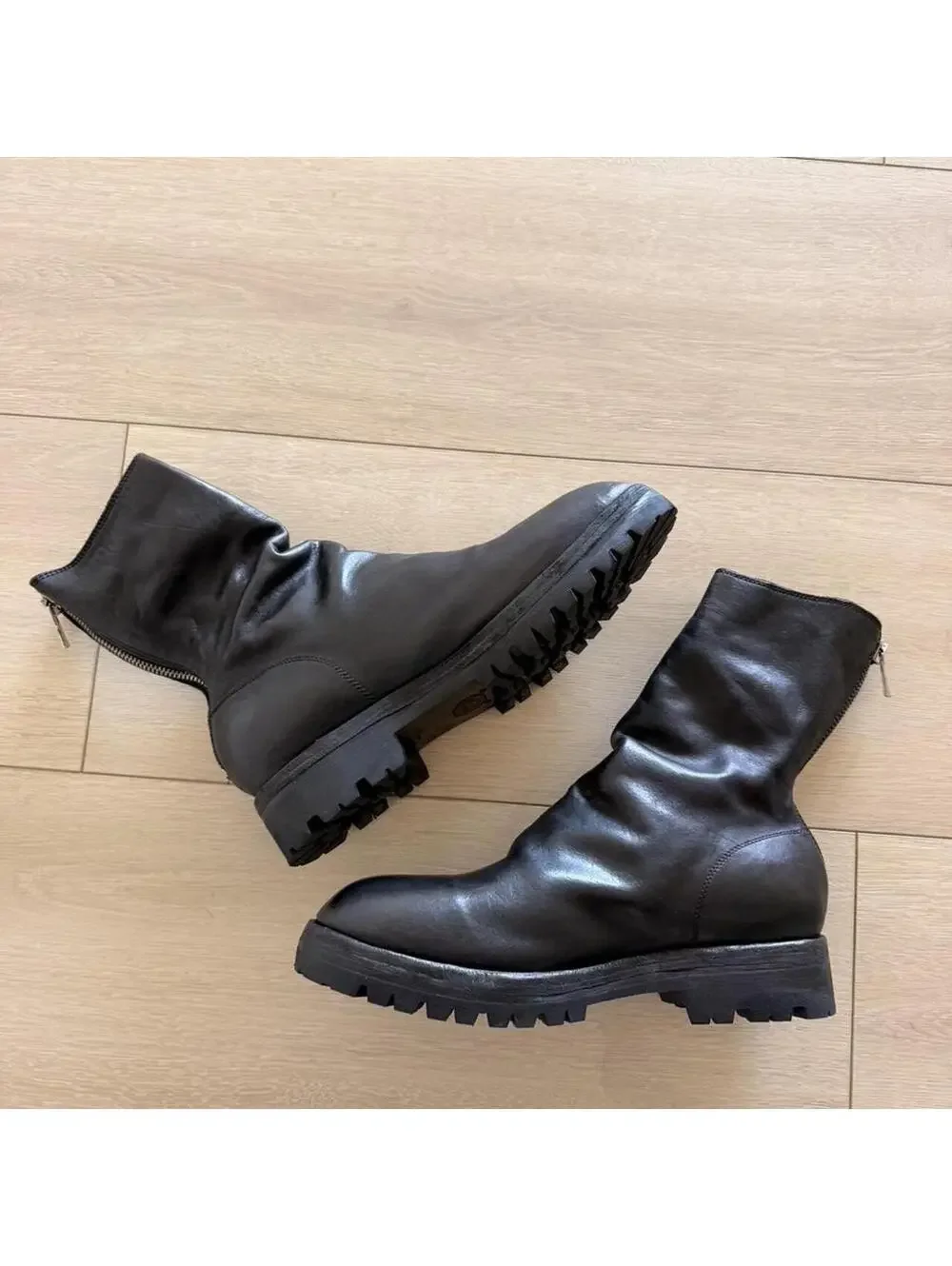Guidi Men's Black and Brown Boot